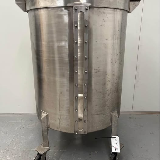 Stainless Steel Dairy/Wash Vat On Castors image 0