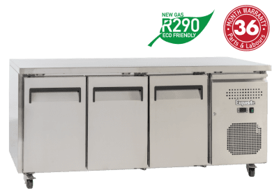 Exquisite Usf400H Three Solid Doors Underbench Storage Freezers image 0