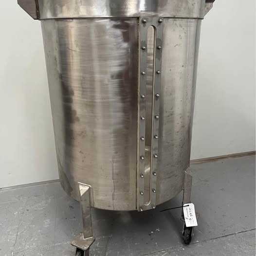 Stainless Steel Dairy/Wash Vat On Castors image 1