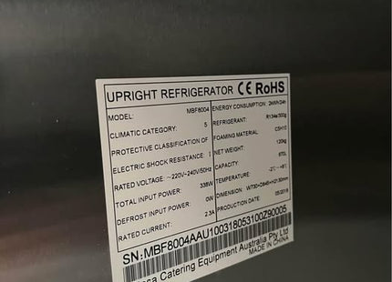 Atosa Mbf8004 Top Mounted Single Door Refrigerator - 670 Litres image 2