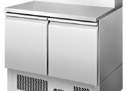 2 Doors Open Top Saladette Fridge W900 Mm Esl3832