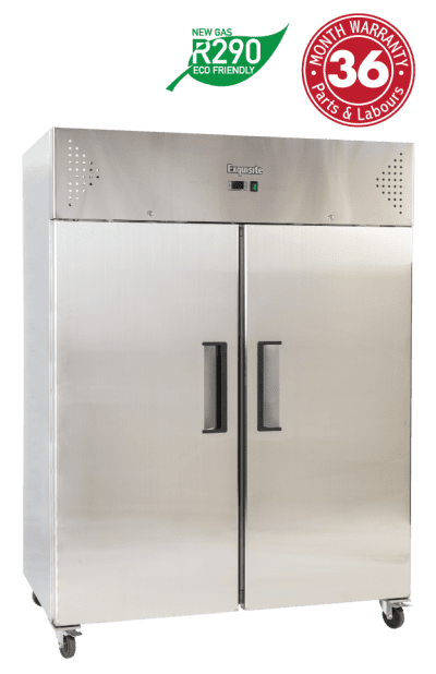 Exquisite Gsc1410H Two Solid Doors Upright Storage Refrigerators image 0