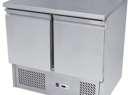 2 Doors Table Saladette Fridge 900 Mm Esl3801