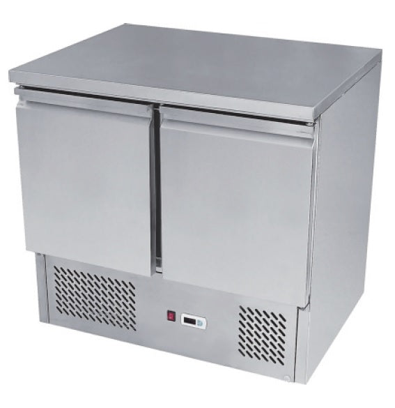 2 Doors Table Saladette Fridge 900 Mm Esl3801