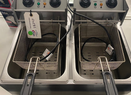 Devanti 20L Electric Commercial Deep Fryer Double Baskets 4400W