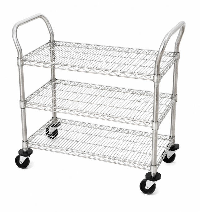 3 Tier Wire Trolley