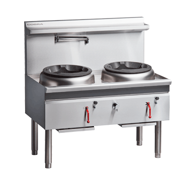Cobra 1200Mm Gas Waterless Wok With Chimney Burners image 0