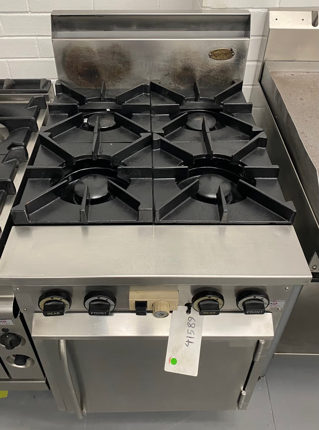SUPERTRON 4BT-OV-600 4 BURNER RANGE