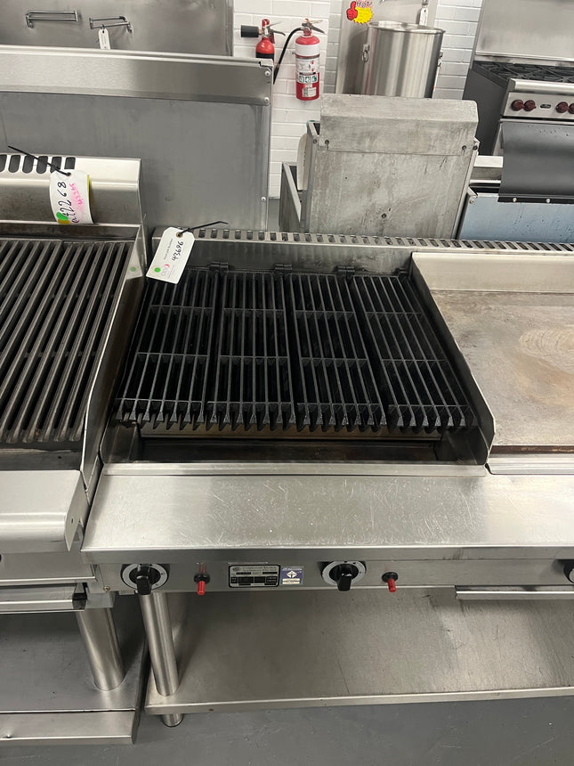 B+S CGR.6.GRP7 COMMERCIAL CHARGRILL + FLAT GRILL