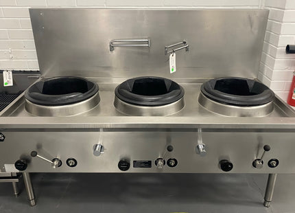 B+S 3-Hole Commercial Wok Range