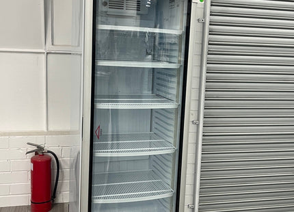 BROMIC GM0374L SILVER UPRIGHT DISPLAY FRIDGE