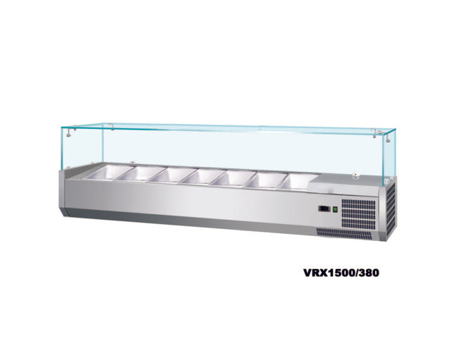 Anvil Vrx1200 Refrigerated Glass Canopy Ingredient Unit image 0