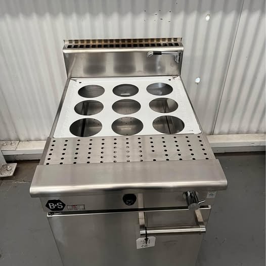 B&S Black Nc-9 Noodle Cooker 9 Baskets image 1