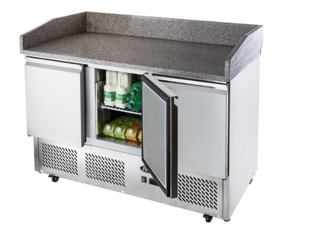 3 Doors Pizza Table Fridge 1365 Mm Esl3852