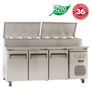 Exquisite Mtc363H Stainless Steel Top Food Preparation Refrigerators image 0
