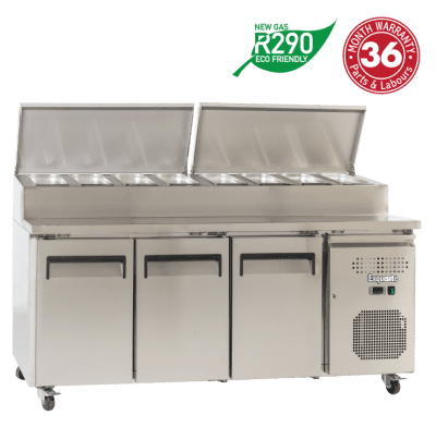 Exquisite Mtc363H Stainless Steel Top Food Preparation Refrigerators image 0
