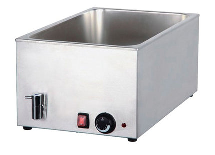 Bain Marie With Mechanical Controller And Drain 580X340X245 | Cookrite 8710