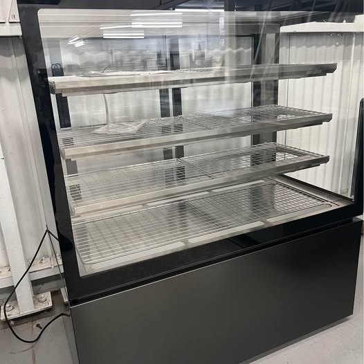 Anvil Ndhv4740 Square Glass 4 Tier Hot Display 1200Mm - 480 Litre image 1