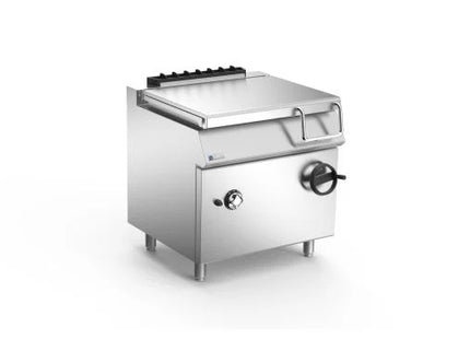 Mareno 70 Series Bratt Pan Stainless Steel Base 60L Hand Tilt 800Mm Wide Nat Gas ANBR78GI-NG