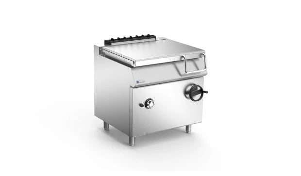 Mareno 70 Series Bratt Pan Stainless Steel Base 60L Hand Tilt 800Mm Wide Nat Gas ANBR78GI-NG