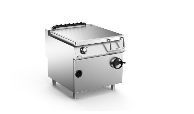 Mareno 90 Series Bratt Pan Stainless Steel Base 80L Hand Tilt 800Mm Wide Nat Gas ANBR98GI-NG