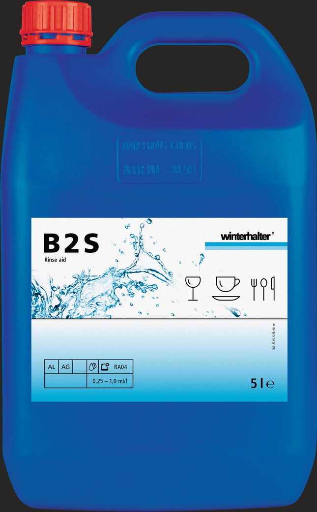 20006967 B2S Universal Liquid Glass & Dishwashing Rinse Aid - 2x5 Litre