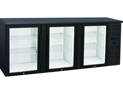 Anvil BBZ0300 3 Door Glass Door Back Bar