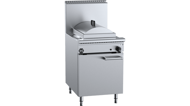 B+S Black Waterless Heat Exchange Steamers - Single Hole Waterless Heat Exchange Steamer With Cheung Fun Insert
