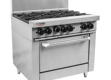 Trueheat RC Series 900mm Range 6 Open Burners NG