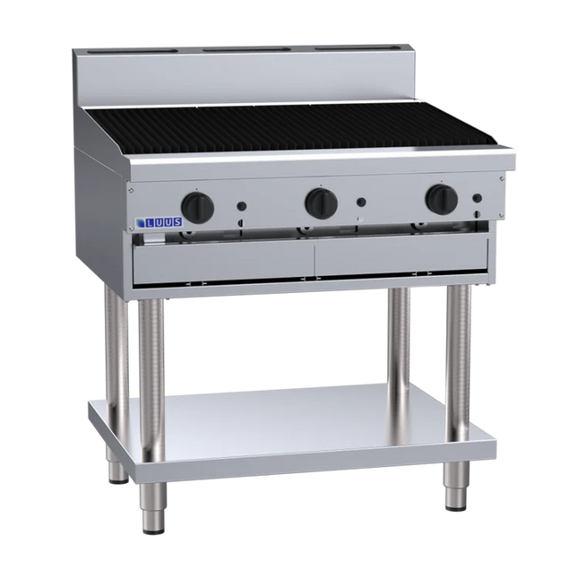 Luus Professional CS-9C 900mm Commercial Gas Chargrill Cooktop