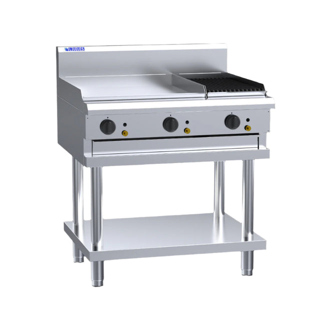 Luus CS-6P3C 600mm Griddle 300mm Chargrill