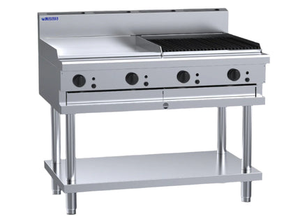 Luus CS-6P6C 600mm Griddle 600mm Chargrill