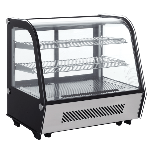 Exquisite CTC120 Counter Top Curved Cake Display Refrigerators 120 Litre