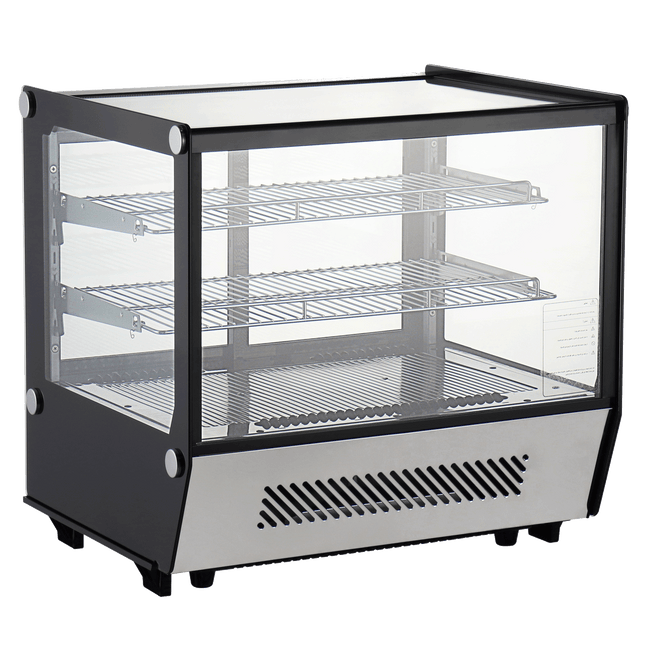 Exquisite CTC120S Counter Top Square Cake Display Refrigerators 120 Litre