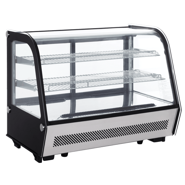 Exquisite CTC160 Counter Top Curved Cake Display Refrigerators 160 Litre