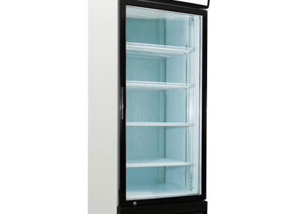 Exquisite DC400P One Glass Door Upright Display Refrigerators White 400 Litre