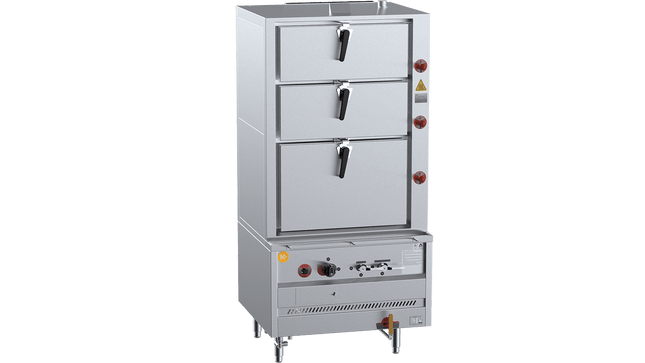 K+ Deck Steamers - Triple Deck Steamer 900mm