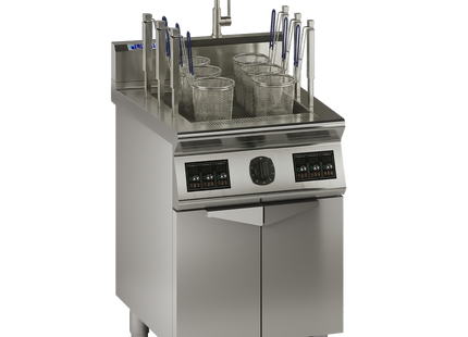 Luus EAN-60 600mm Commercial 6 Basket Auto-Lift Noodle Cooker
