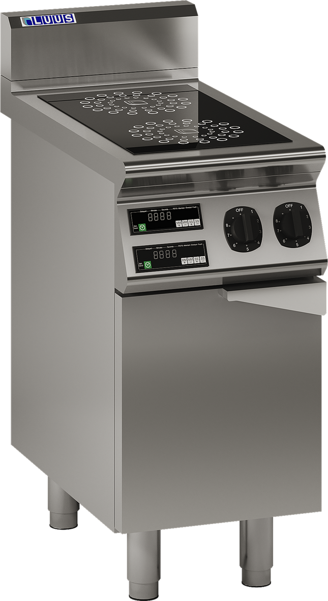 Luus EC7-2B 400mm Commercial 2 Zone Induction Cooktop