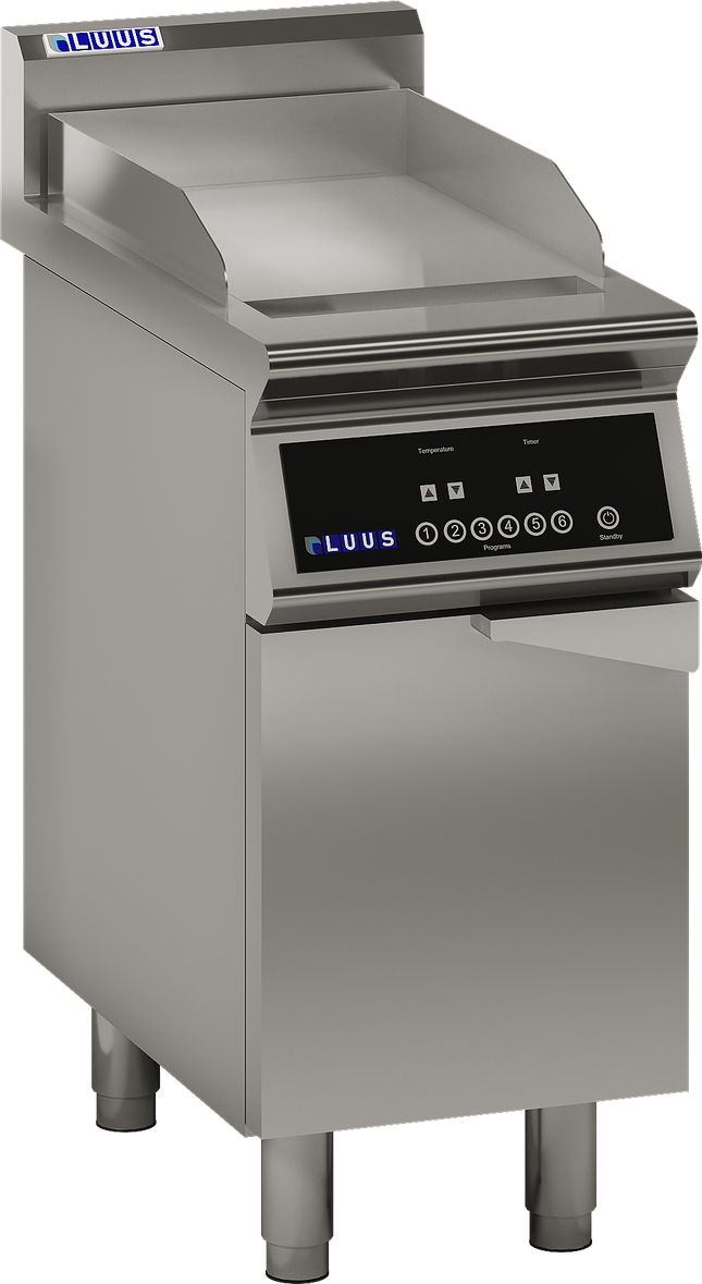 Luus EG7-4P 400mm Commercial Induction Griddle Cooktop