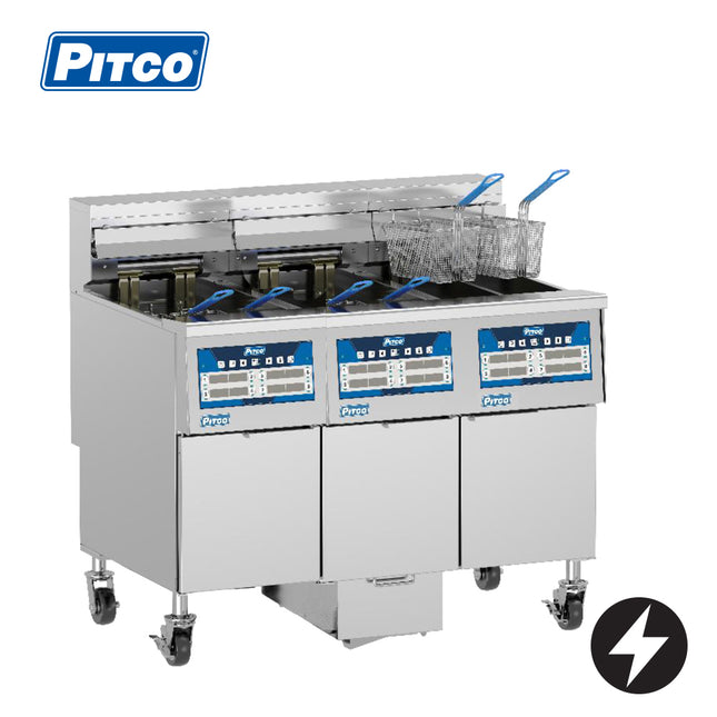 Pitco EP14FFF-3/FD Cold Zone Electric Fryer