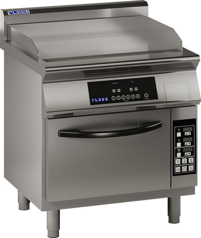 Luus ER7-8P 800mm Commercial Induction Griddle Range & Oven