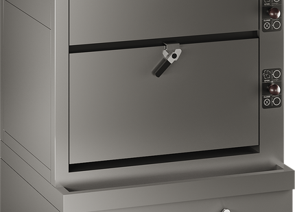 Luus ESC-90 900mm Commercial 3 Tier Induction Steam Cabinet