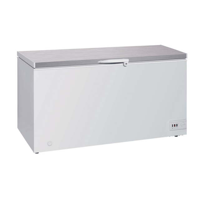 Exquisite ESS650H Stainless Steel Top Storage Chest Freezers 650 Litres with Baskets