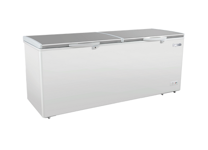 Exquisite ESS760H Stainless Steel Top Storage Chest Freezers 662 Litres with Baskets