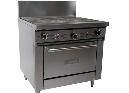 Garland Restaurant Range 900Mm Wide Dual Target Top W Oven Nat Gas GF36-TTR-NG