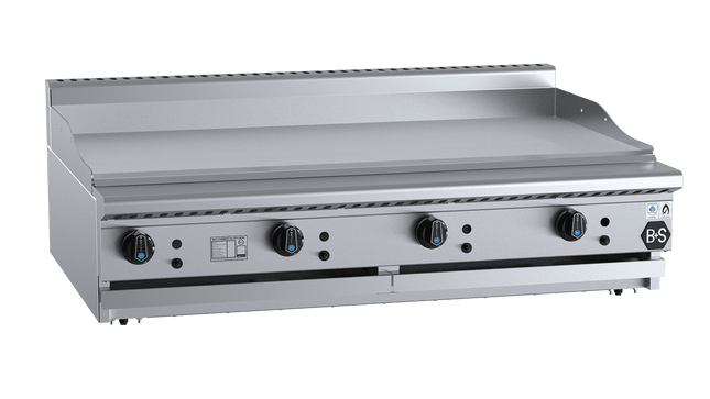 B+S Black Grill Plates - Grill Plate 1200mm Bench Mounted