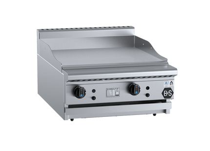 B+S Black Grill Plates - Grill Plate 600mm Bench Mounted