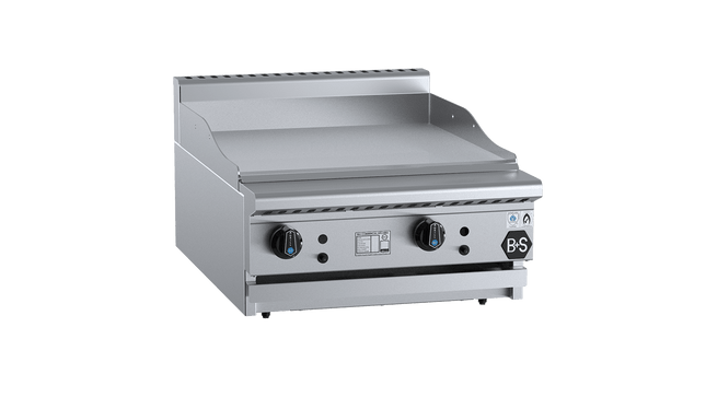 B+S Black Grill Plates - Grill Plate 600mm Bench Mounted