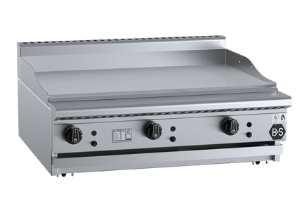 B+S Black Grill Plates - Grill Plate 900mm Bench Mounted